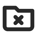 Folder Close SVG Icon